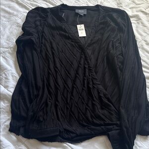 MAEVE By ANTHROPOLOGIE NWT faux wrap top XL